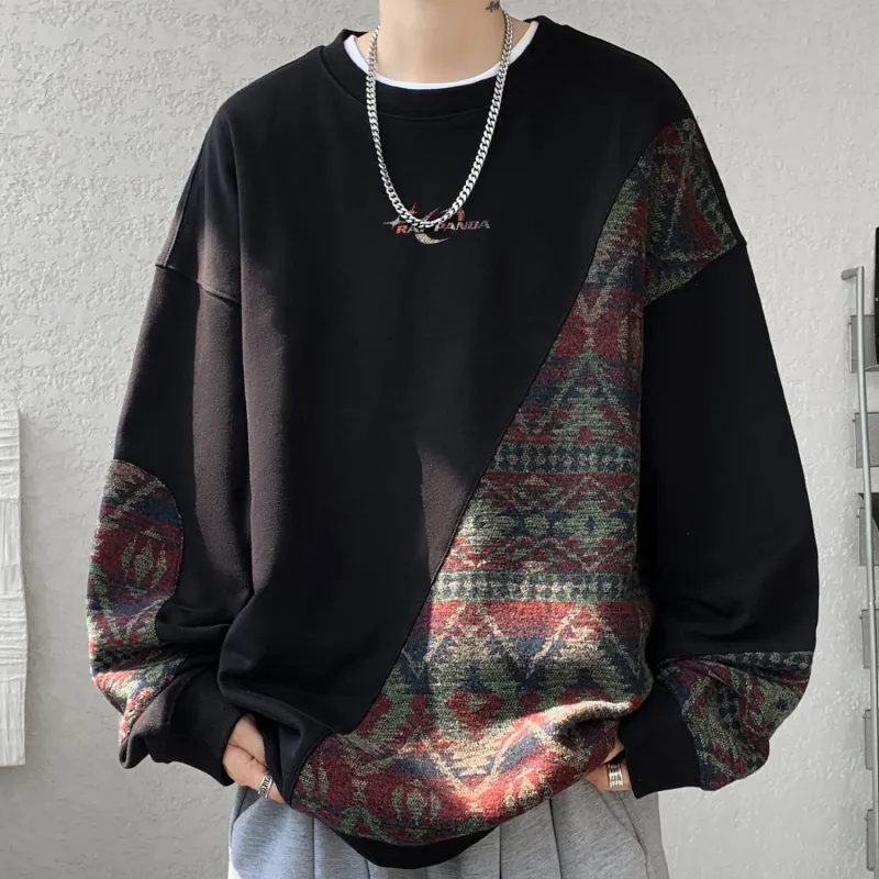RAP PANDA Sweatshirt Unisex Black-3