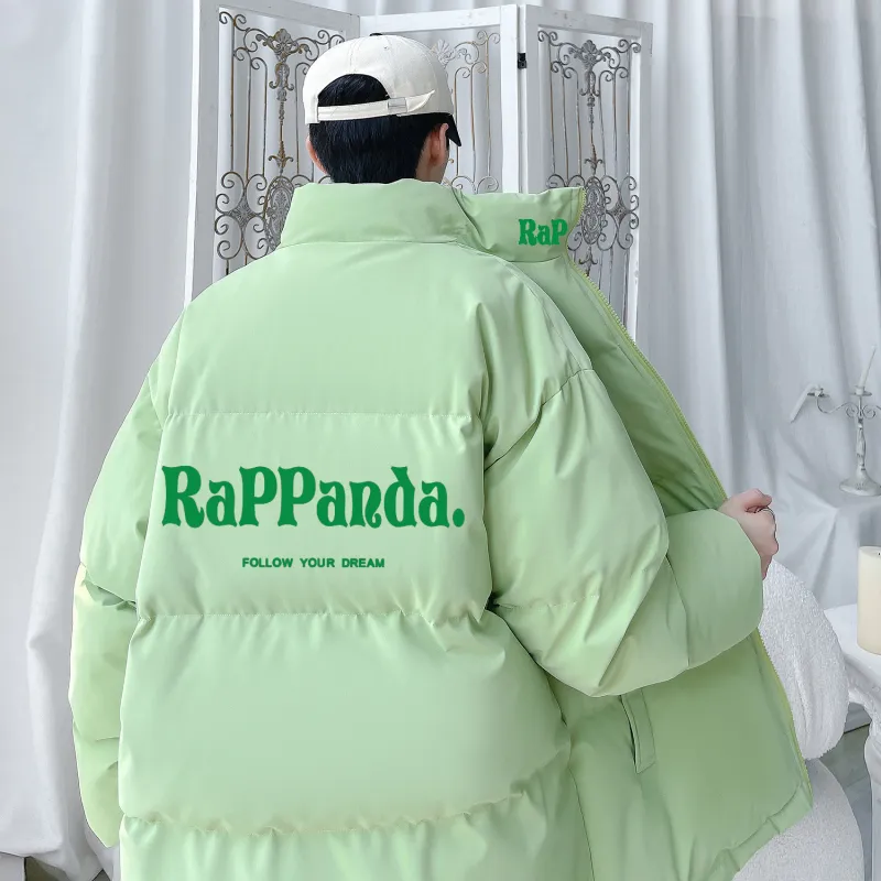 RAP PANDA Puffer Jackets Unisex-50