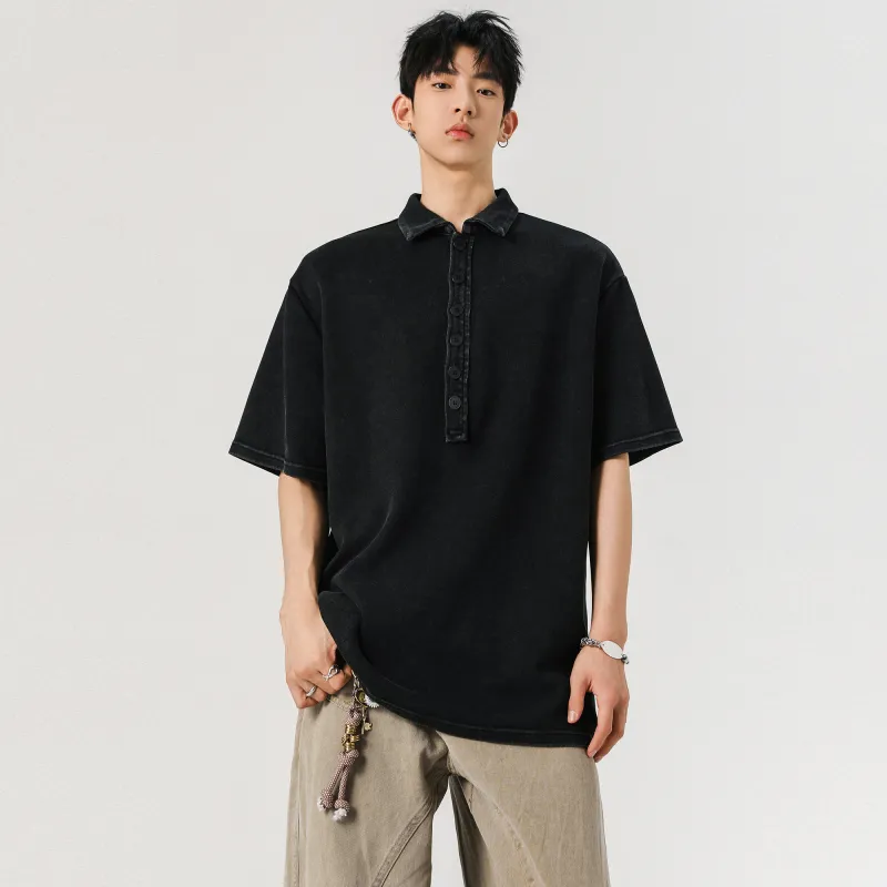 RAP PANDA Polo Shirt Unisex Black-5