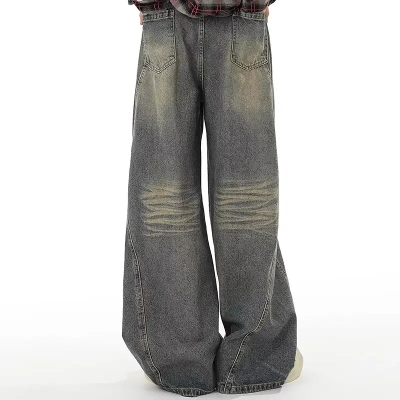 WELTER EXPERIMENT Jeans Unisex Vintage Blue-5