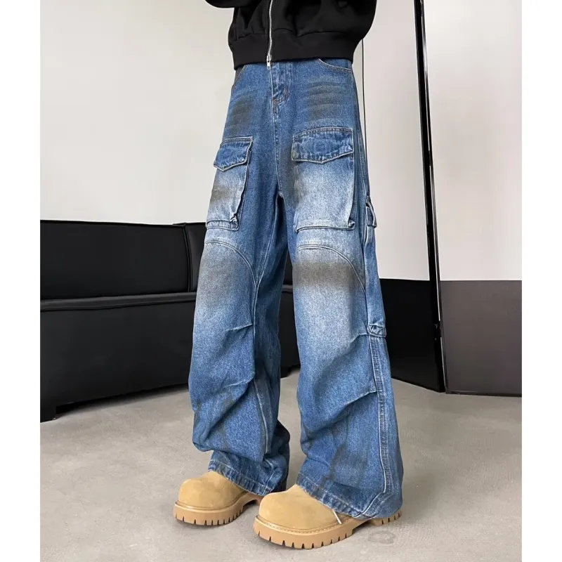 WELTER EXPERIMENT Jeans Unisex Blue-2
