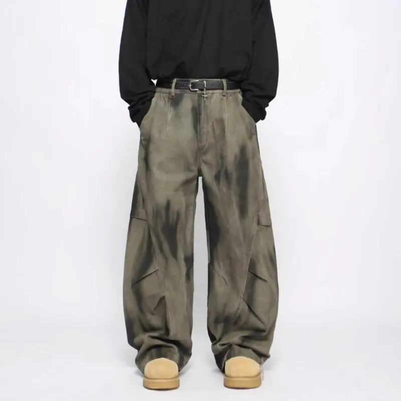 WELTER EXPERIMENT Jeans Unisex Green-3