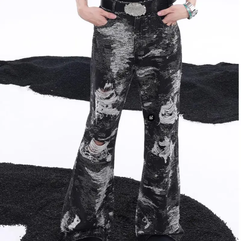 WELTER EXPERIMENT Jeans Unisex Black-4