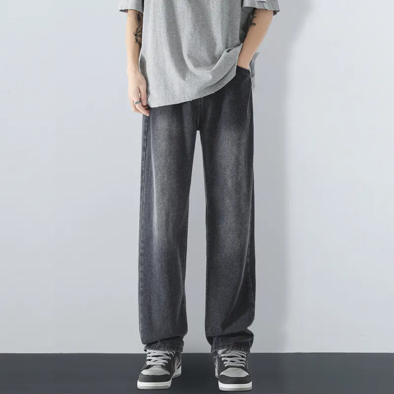 WELTER EXPERIMENT Jeans Unisex Black Gray Color-20