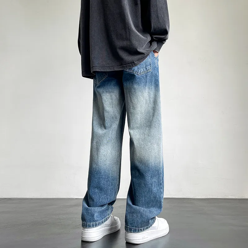 WELTER EXPERIMENT Jeans Unisex Black Gray Color-8