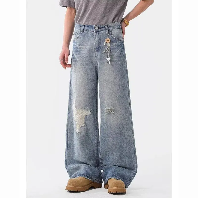 WELTER EXPERIMENT Jeans Unisex Blue-4