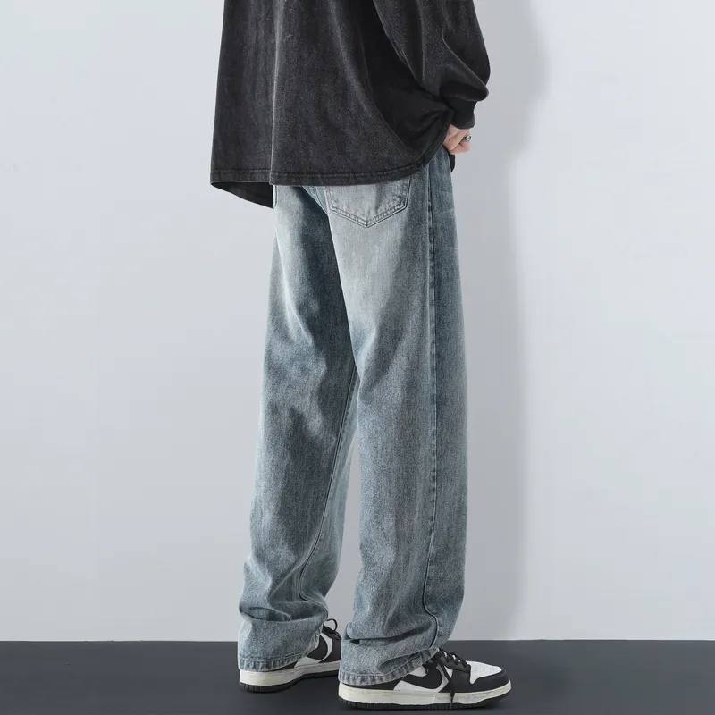 WELTER EXPERIMENT Jeans Unisex Black Gray Color-14