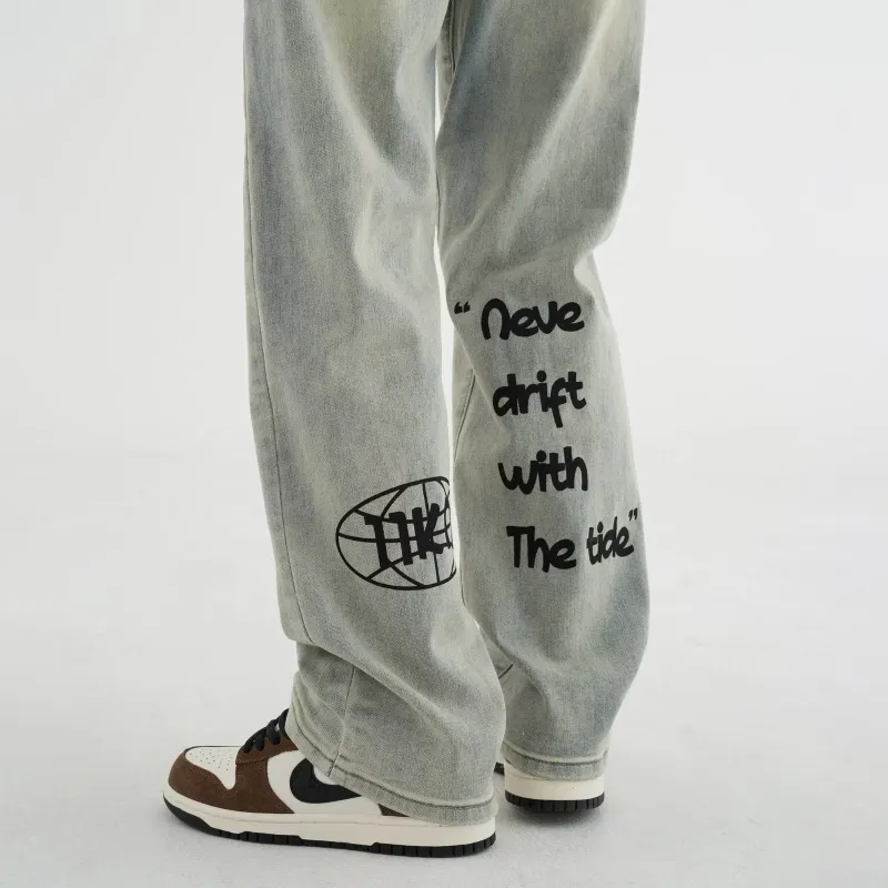 WELTER EXPERIMENT Jeans Unisex Yellow Mud-2