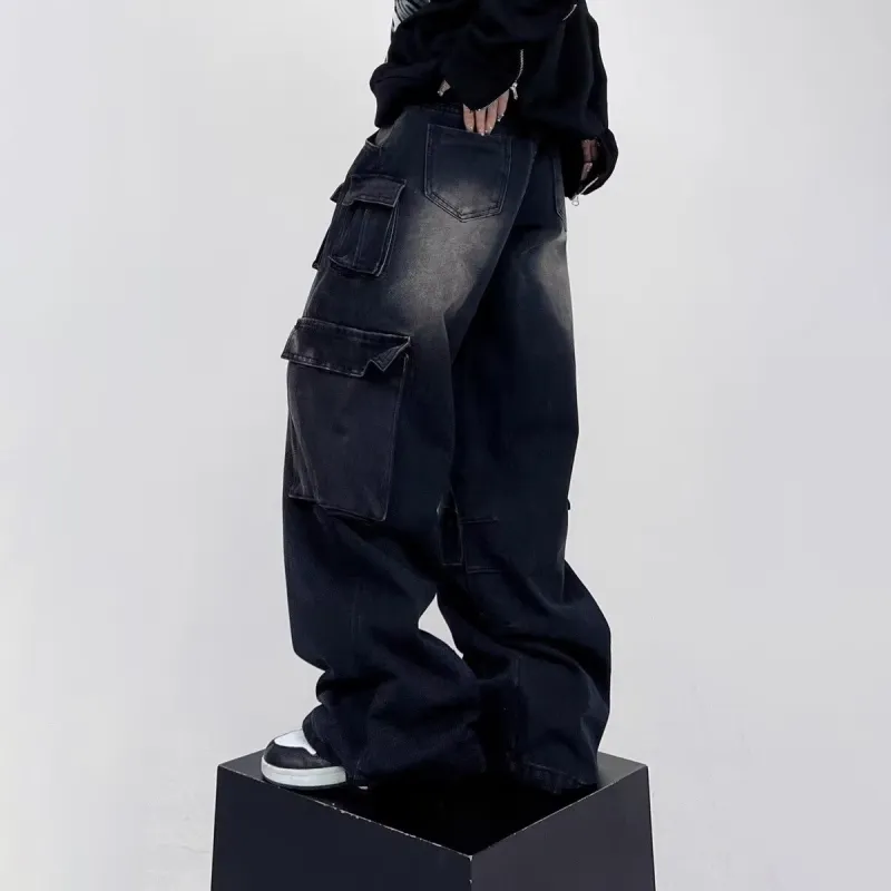 WELTER EXPERIMENT Jeans Unisex Black-4