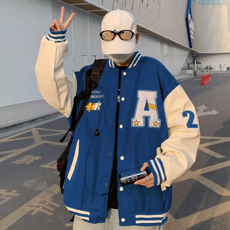 WELTER EXPERIMENT Baseball Jacket Unisex-12