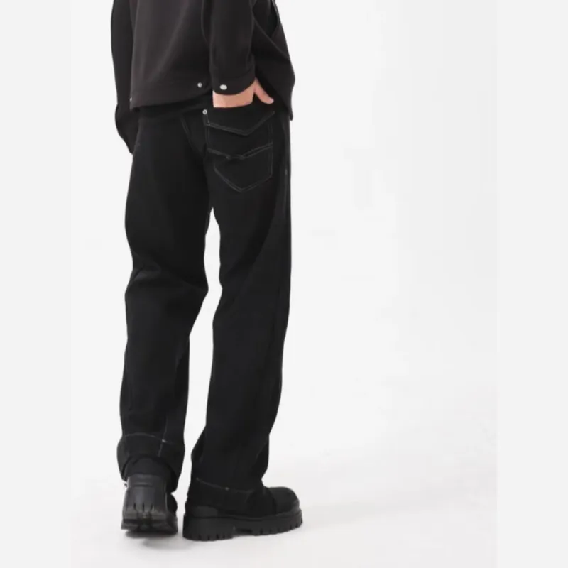 WELTER EXPERIMENT Jeans Unisex Black-3