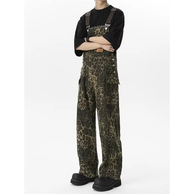 WELTER EXPERIMENT Overalls Unisex Brown-2