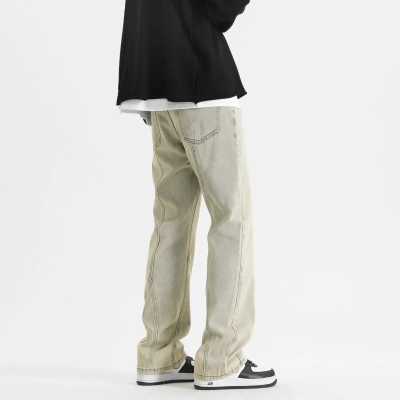 WELTER EXPERIMENT Jeans Unisex Yellow Mud-2