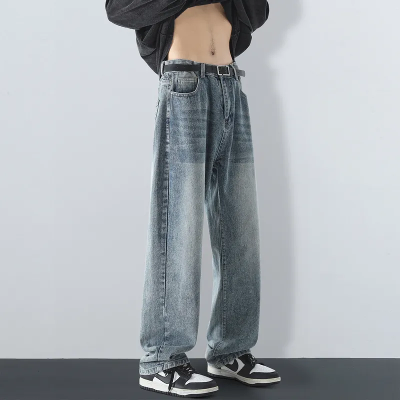 WELTER EXPERIMENT Jeans Unisex Black Gray Color-13