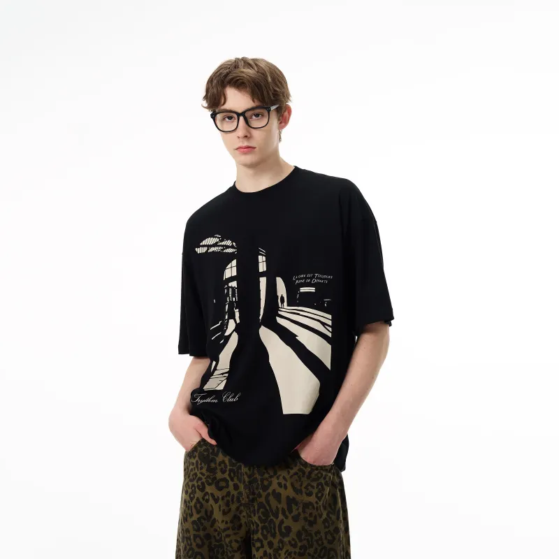 TESTUNG T Shirts Unisex Black-3