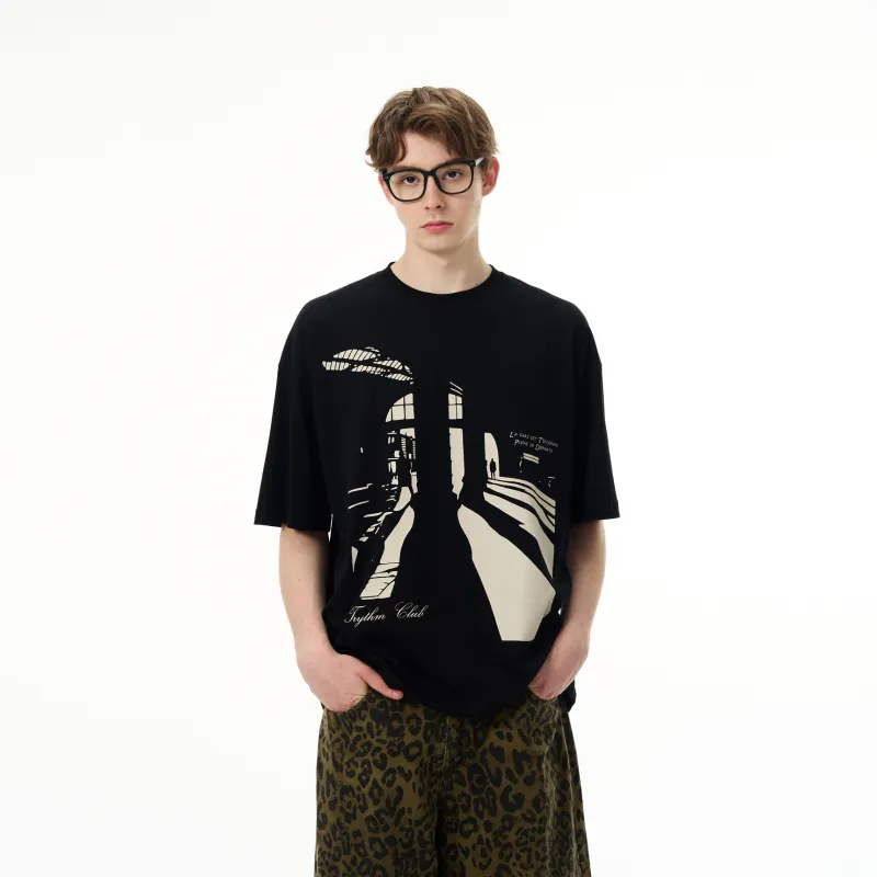 TESTUNG T Shirts Unisex Black-2