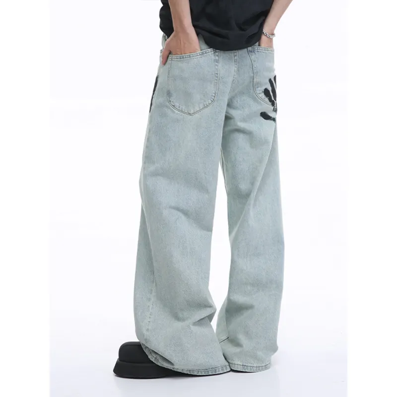 WELTER EXPERIMENT Jeans Unisex Blue-4
