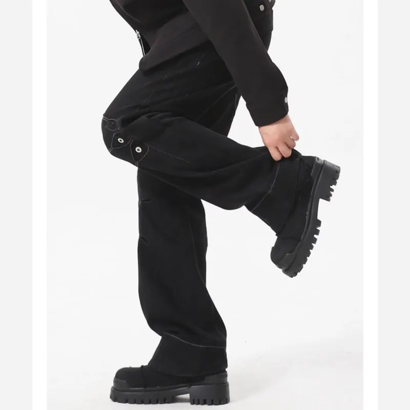 WELTER EXPERIMENT Jeans Unisex Black-4
