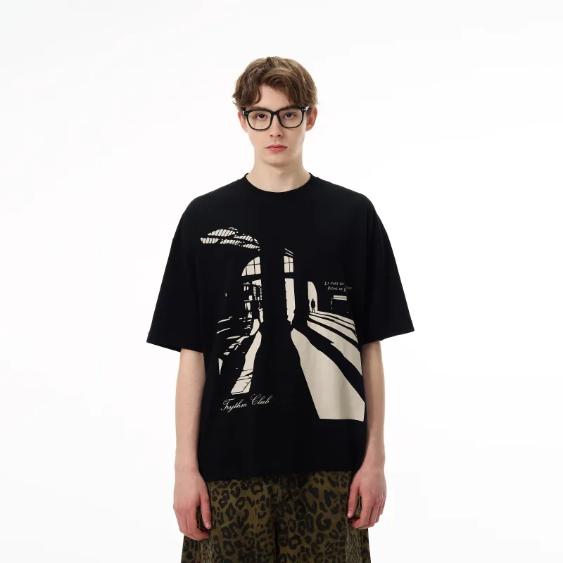 TESTUNG T Shirts Unisex Black-5