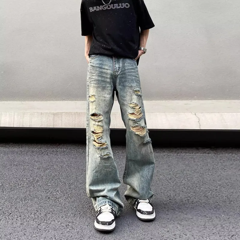 WELTER EXPERIMENT Jeans Unisex Vintage Blue-1