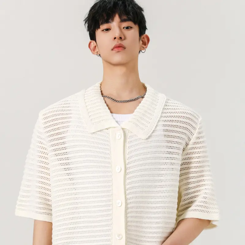 PAINT STAIN Fashion Shirt Unisex Classic White Apricot-4