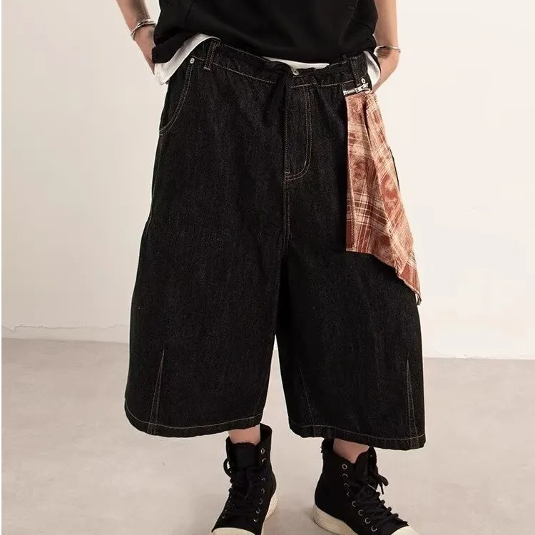 WELTER EXPERIMENT Denim Shorts Unisex-2