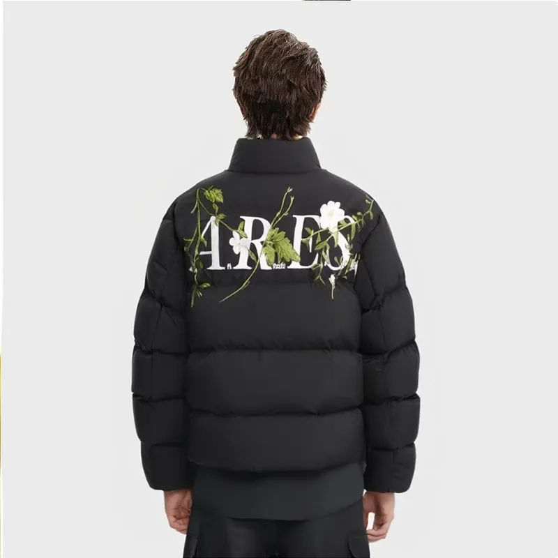 WELTER EXPERIMENT Puffer Jacket Unisex Black-4