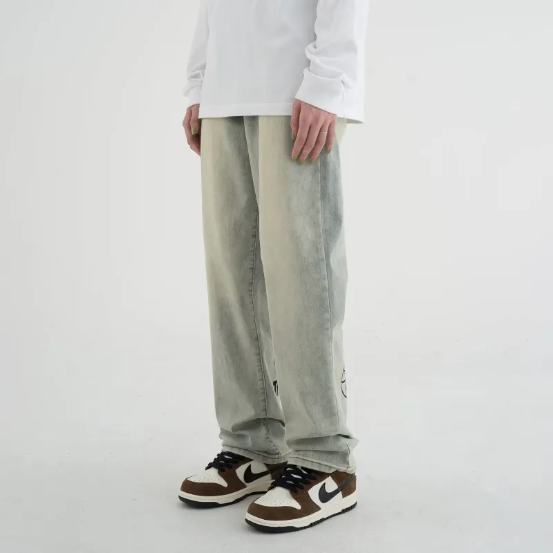 WELTER EXPERIMENT Jeans Unisex Yellow Mud-3