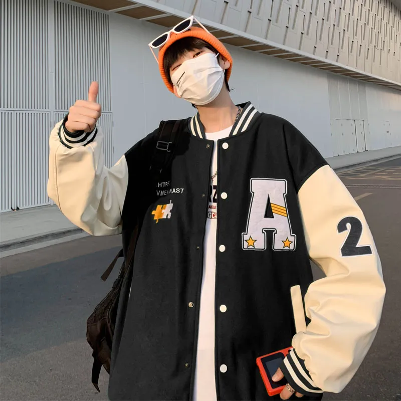 WELTER EXPERIMENT Baseball Jacket Unisex-4