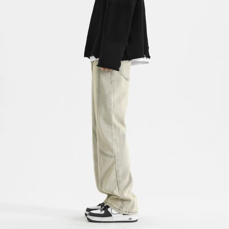 WELTER EXPERIMENT Jeans Unisex Yellow Mud-1