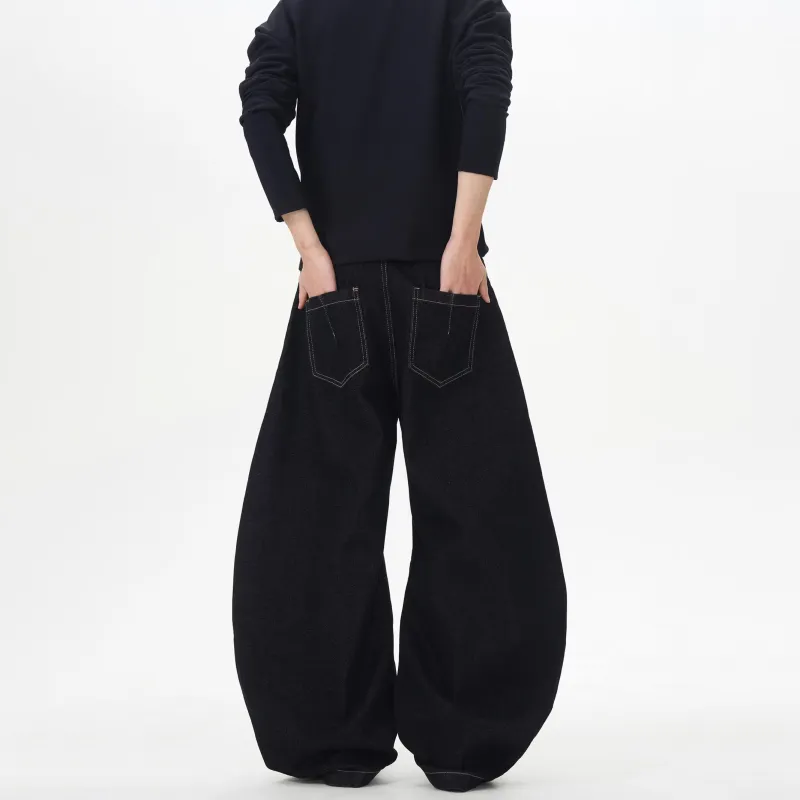 WELTER EXPERIMENT Jeans Unisex Black-1