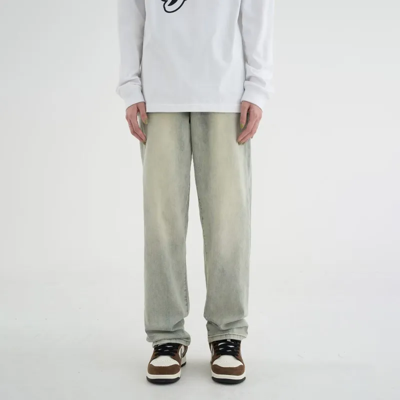 WELTER EXPERIMENT Jeans Unisex Yellow Mud-5