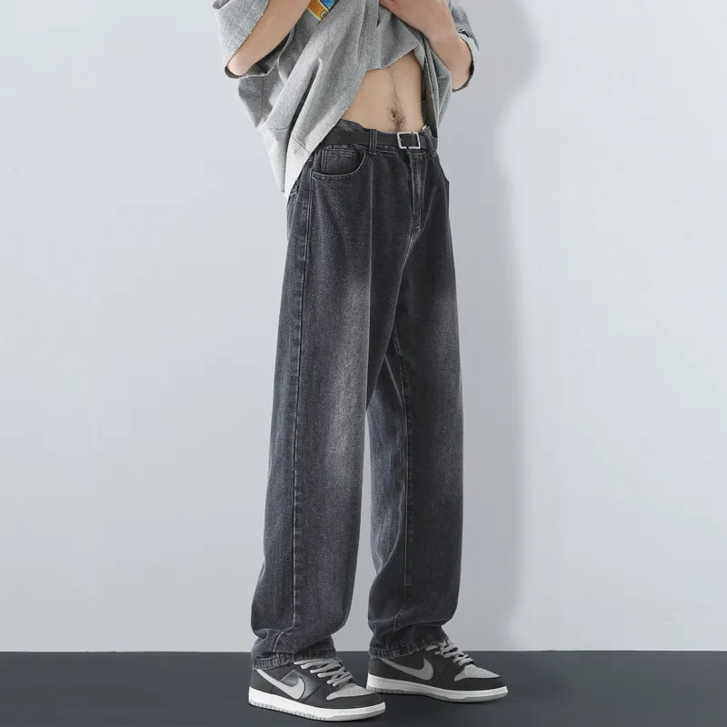 WELTER EXPERIMENT Jeans Unisex Black Gray Color-21