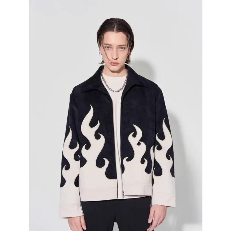TESTUNG Fashion Jackets & Coats Unisex Classic Black And White Tone-4