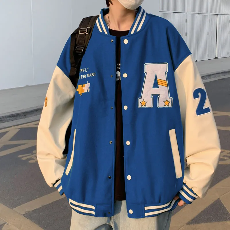 WELTER EXPERIMENT Baseball Jacket Unisex-15