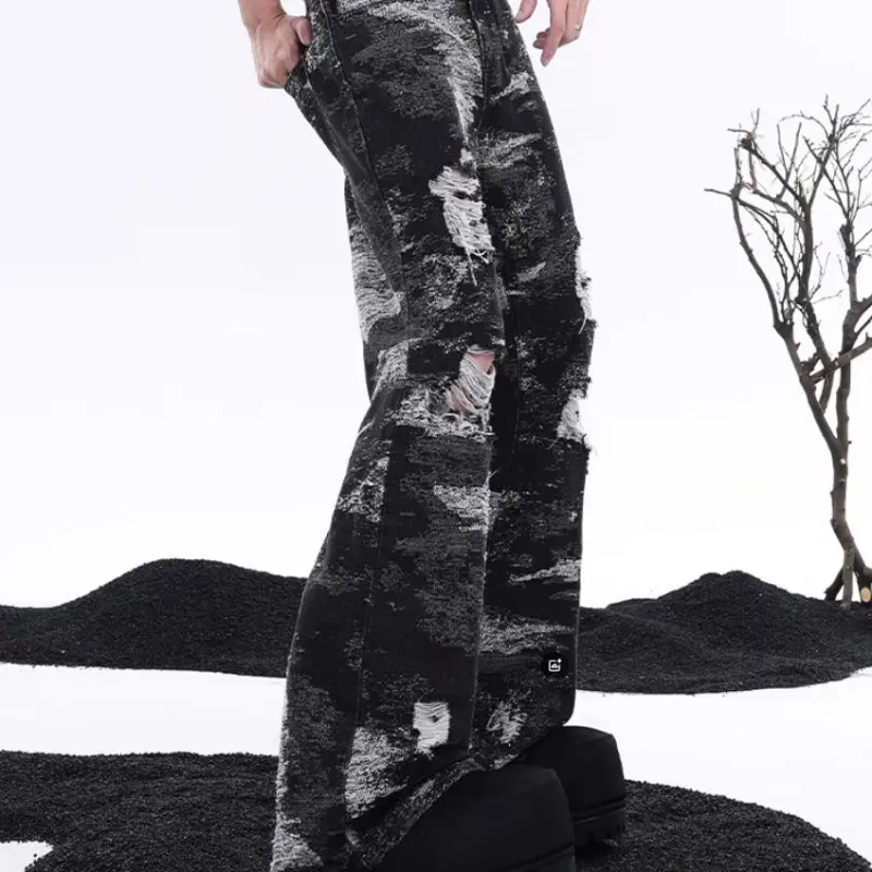 WELTER EXPERIMENT Jeans Unisex Black-2
