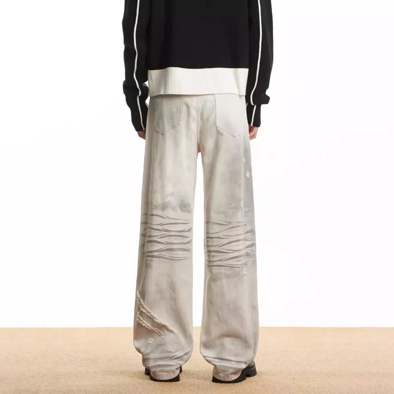 WELTER EXPERIMENT Jeans Unisex White-6