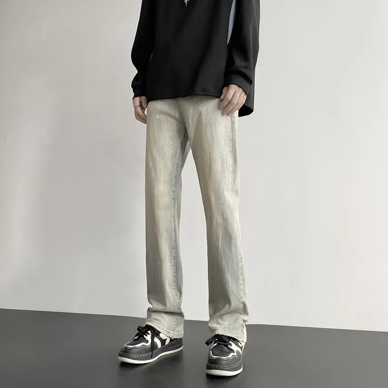 WELTER EXPERIMENT Jeans Unisex Yellow Mud-3