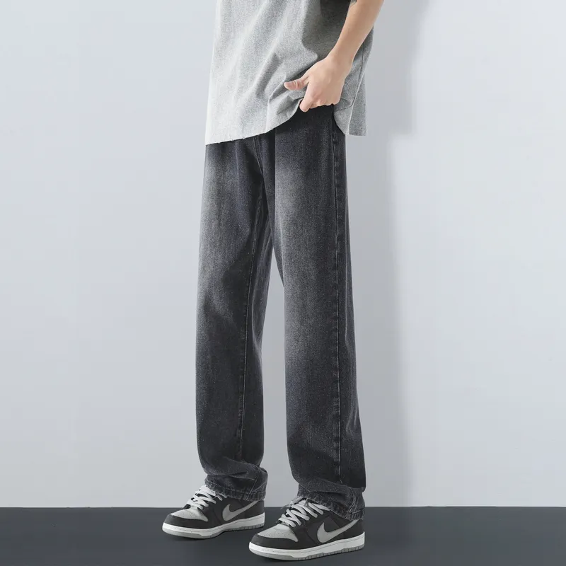 WELTER EXPERIMENT Jeans Unisex Black Gray Color-19