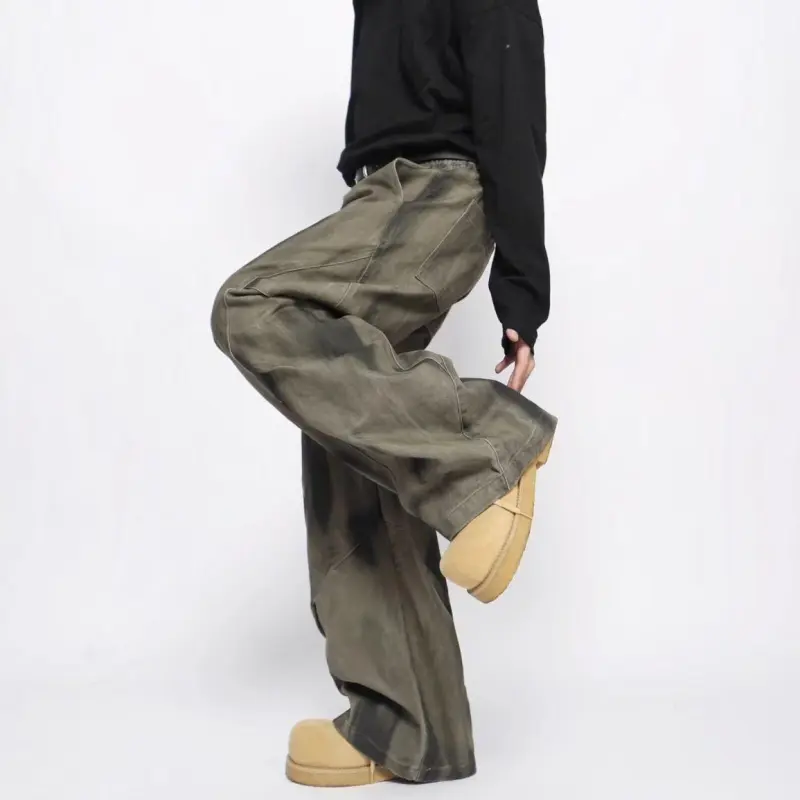 WELTER EXPERIMENT Jeans Unisex Green-5