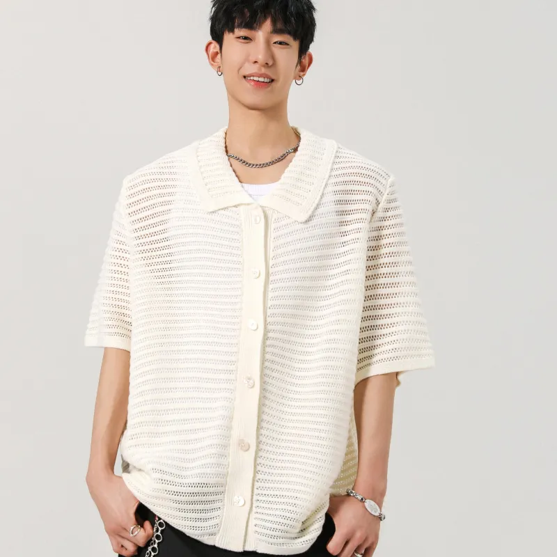 TESTUNG Fashion Shirt Unisex Classic White Apricot-1