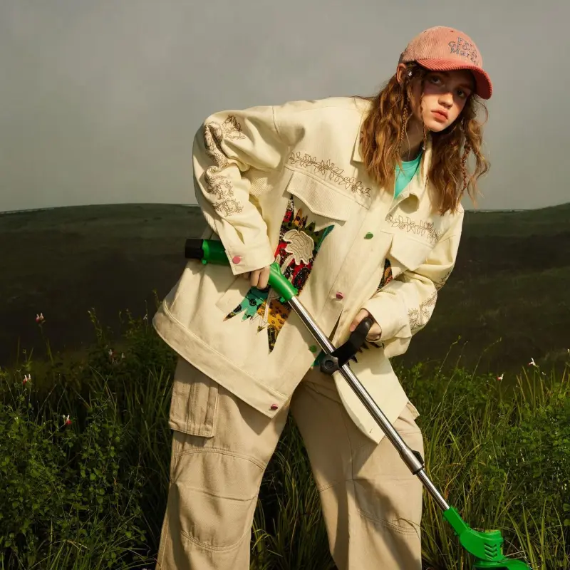 WELTER EXPERIMENT Jacket Unisex Ecru-3