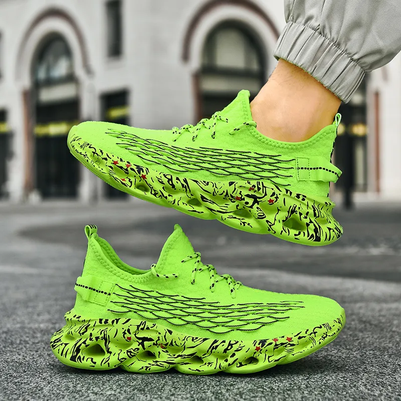 Kuding Cushioning Breathable Coverage Lightweight Height Increasing Casual Shoes Men's-23
