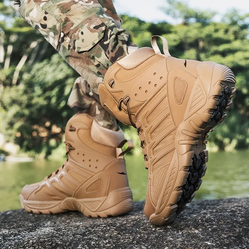 Kuding Warm Wear-Resistant Slip-Resistant Outdoor Boots Men's-7