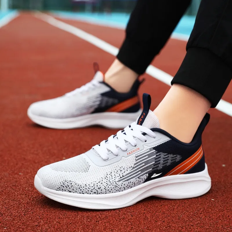Kuding Cushioned Anti Slip Wear Resistant Breathable Lightweight Running Shoes Men's-6