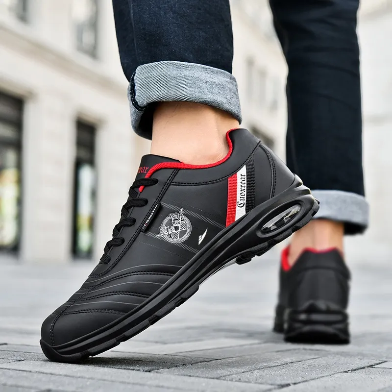 Kuding Cushioned Anti Slip Wear Resistant Waterproof Breathable Lightweight Casual Shoes Men's-11
