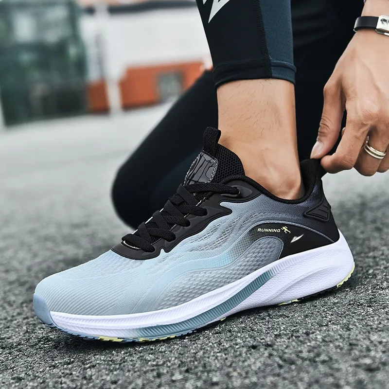 Kuding Cushioning Breathable Coverage Lightweight Rebound Running Shoes Men's-4