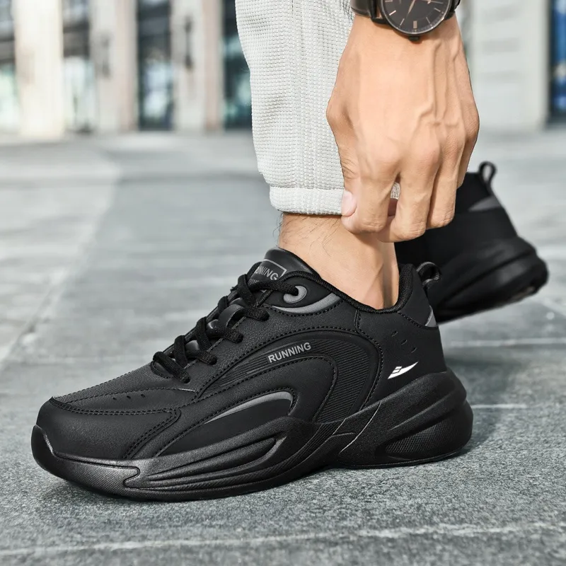 Kuding Cushioned Anti-Slip Wear-Resistant Water-Resistant Moisture-Wicking Lightweight Breathable Running Shoes Men's-15