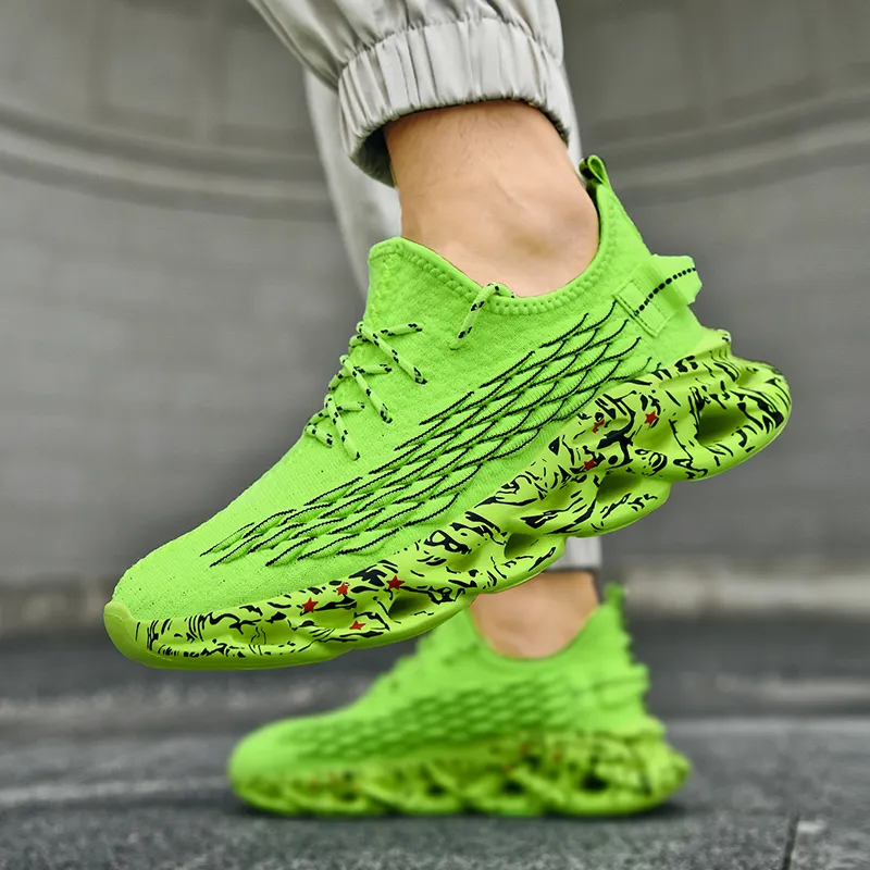 Kuding Cushioning Breathable Coverage Lightweight Height Increasing Casual Shoes Men's-22