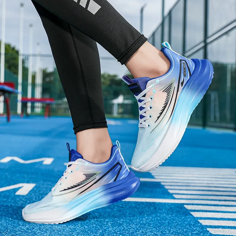 Kuding Anti-Slip And Wear-Resistant Breathable Low-Top Running Shoes Men's-2